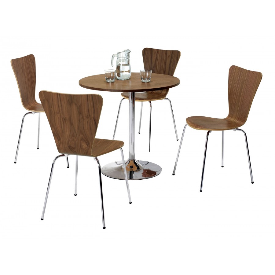 Ellipse Trumpet Leg Cafe Table